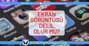 Facebook twitter whatsapp delil olur mu?